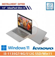 Lenovo IdeaPad Slim 3i 14" (i5-1135G7/ 8G/ 512G SSD)	