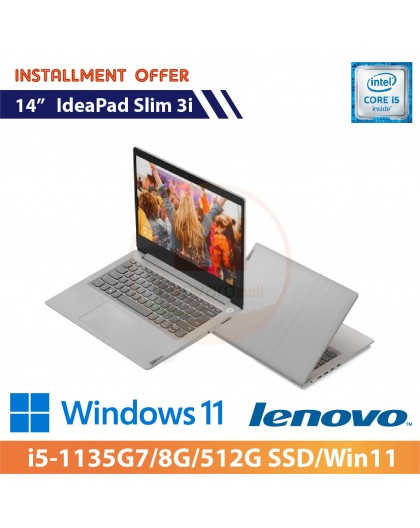 Lenovo IdeaPad Slim 3i 14" (i5-1135G7/ 8G/ 512G SSD)	
