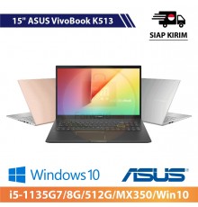 【IND】ASUS VivoBook K513 15"(i5-1135G7/8G/512G/MX350/Win10)