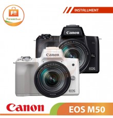  Canon EOS M50 II 15-45mm STM+HG-100TBR handle+DM-E100 microphone