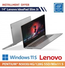 Lenovo IdeaPad Slim 3i 14" (N5030/4G/128G SSD/Win11 S)