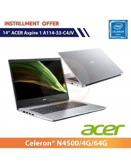 ACER Aspire1 A114-33-C5BW 14"(N4500/4G/128G)
