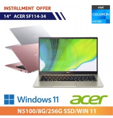 ACER SF114-34 14" (N5100/8G/256G SSD)