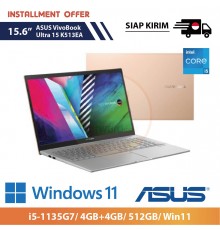 【IND】ASUS VivoBook Ultra 15 K513EA 15.6"(i5-1135G7/ 4GB+4GB/ 512GB/ WIN11)