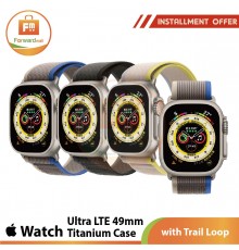 Apple Watch Ultra LTE 49mm Titanium Case with Trail Loop