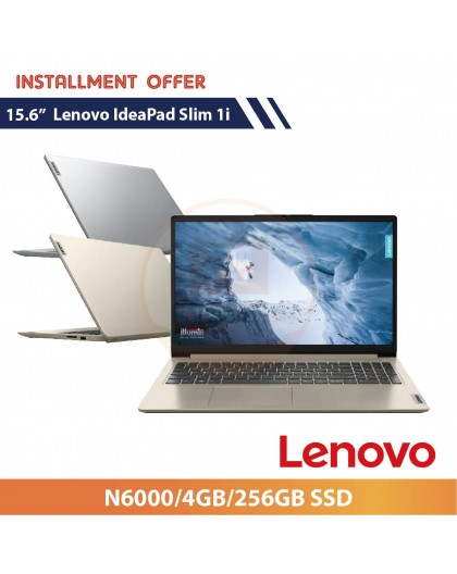Lenovo IdeaPad Slim 1i 15.6"(N6000/4GB/256GB SSD)