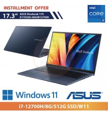 ASUS Vivobook 17X K1703ZA-0062B12700H 17.3" (i7-12700H/8G/512G SSD/W11)