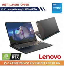 Lenovo Gaming 3i 82S900JFTW 15.6"(i5-12450H/8G/512G SSD/RTX3050 4G)