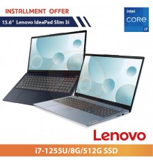 Lenovo IdeaPad Slim 3i 15.6"(i7-1255U/8G/512G SSD)