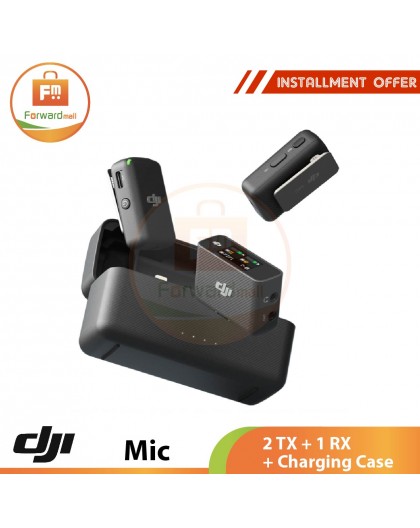 DJI Mic (2 TX + 1 RX + Charging Case)