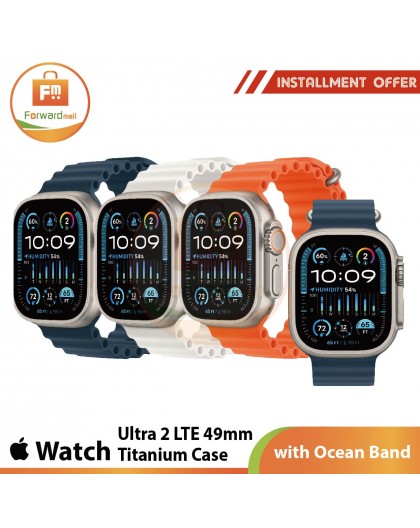 Apple Watch Ultra 2 LTE 49mm 鈦金屬錶殼；海洋錶帶