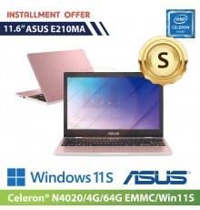 ASUS E210MA 11.6" (N4020/ 4G/ 64G EMMC/Win11 S) - S