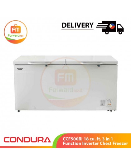 【PHIL】 Condura CCF500Ri 18 cu. ft. 3 in 1 Function Inverter Chest Freezer