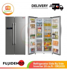 【PHIL】FUJIDENZO Refrigerator Side By Side Inverter 20 cu.ft - ISR20SS