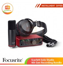 Focusrite Scarlett Solo Studio 4th Gen Recording Bundle