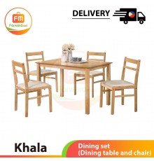 【PHIL】Khala Dining set (Dining table and chair)