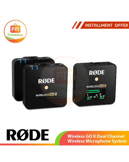 RODE Wireless GO II Dual Channel Wireless Microphone System