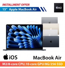 Apple MacBook Air 15"(M2/8‑core CPU,10‑core GPU/8G/256 SSD)