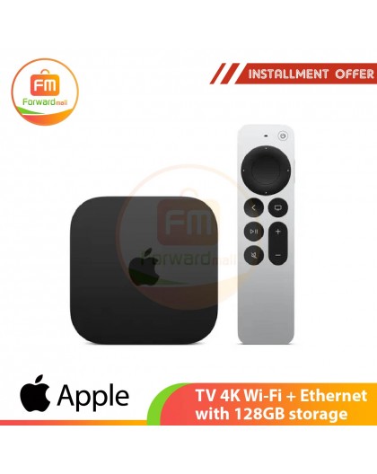 Apple TV 4K Wi-Fi + Ethernet with 128GB storage