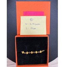 WOMEN'S 999.9 GOLD BRACELET - 121389: 17cm / 1.80錢 (6.75gr) 