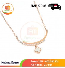 【IND】Kalung Koyee Emas 18K - 00209615: 43-45cm / 2.71gr