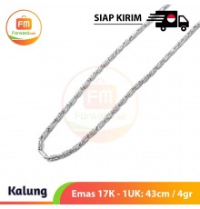 【IND】Kalung Emas 17K - 1UK: 43cm / 4gr