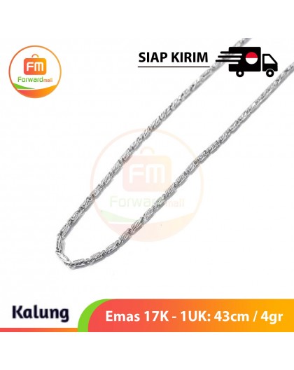 【IND】Kalung Emas 17K - 1UK: 43cm / 4gr