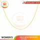 WOMEN'S 999.9 GOLD NECKLACE - 121144: 48cm / 1.44錢 (5.40gr)