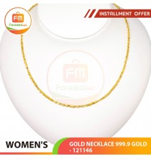 WOMEN'S GOLD NECKLACE 999.9 GOLD - 121146: 49 cm / 2.66錢 (9.98 gr)