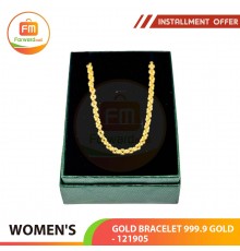 WOMEN'S GOLD BRACELET 999.9 GOLD - 121905: 20cm / 4.52錢 (16.95 gr)