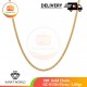 【PHIL】  Gold Chain (GC-9139) 18K  22" 3.89 grams