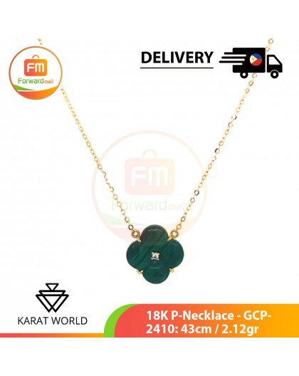 【PHIL】 P-Necklace (GCP-2410) 18K 43mm 2.12 grams
