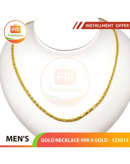 MEN'S GOLD NECKLACE 999.9 GOLD - 123013: 48cm / 4.23錢 (15.86 gr)