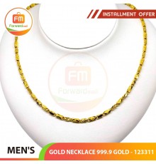 MEN'S GOLD NECKLACE 999.9 GOLD - 123311: 48cm / 5.18錢 (19.42 gr)