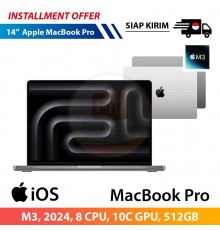 【IND】Apple MacBook Pro (14 inci, M3) 8 CPU, 10C GPU, 512GB