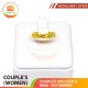 COUPLE'S 999.9 GOLD RING - 025 (Women size)