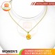 FLOWER WOMEN'S 999.9 GOLD NECKLACE SET 013: 42cm