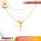 FLOWER WOMEN'S 999.9 GOLD NECKLACE SET 011: 42cm