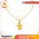 ABSTRACT 999.9 GOLD PENDANT - 005