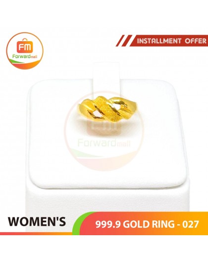 WOMEN'S 999.9 GOLD RING - 027
