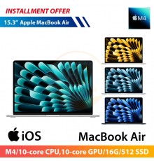Apple MacBook Air 15.3"(M4/10‑core CPU,10‑core GPU/16G/512 SSD)