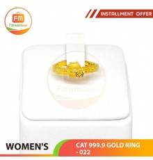 CAT 999.9 GOLD RING - 022