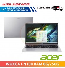 【IND】ACER LAPTOP ASPIRE LITE AL14-31P-C0WW 14" WUXGA I-N100 RAM 8G/256G