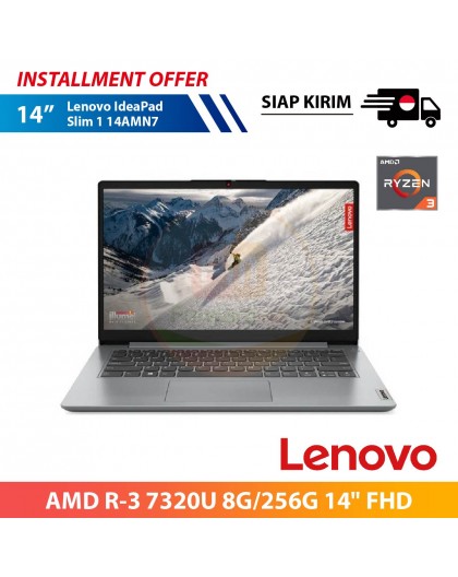 【IND】Lenovo IdeaPad Slim 1 14AMN7 AMD R-3 7320U 8G/256G 14" FHD