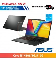 【IND】Asus Vivobook E1404GA-FHD351 Core i3-N305/8G/512G