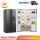 【IND】Kulkas POLYTRON New Belleza Inverter 2 pintu Side-by-side PRS 480X