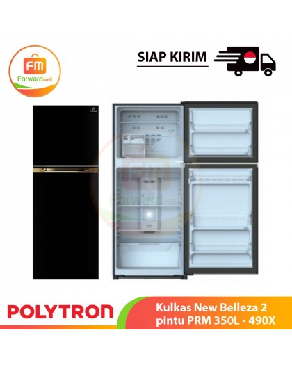 【IND】POLYTRON Kulkas New Belleza 2 pintu PRM 350L - 490X