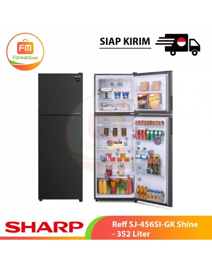 【IND】SHARP Reff SJ-456SI-GK Shine - 352 Liter