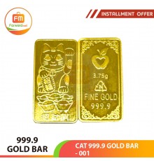 CAT 999.9 GOLD BAR - 001
