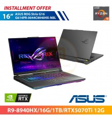 ASUS ROG Strix G16 G614PR-0044C8940HX-NBL 16" (R9-8940HX/16G/1TB/RTX5070Ti 12G)